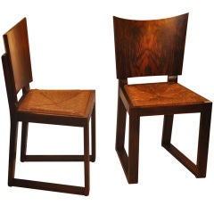 Pair Of Chairs "school Of Amsterdam"
