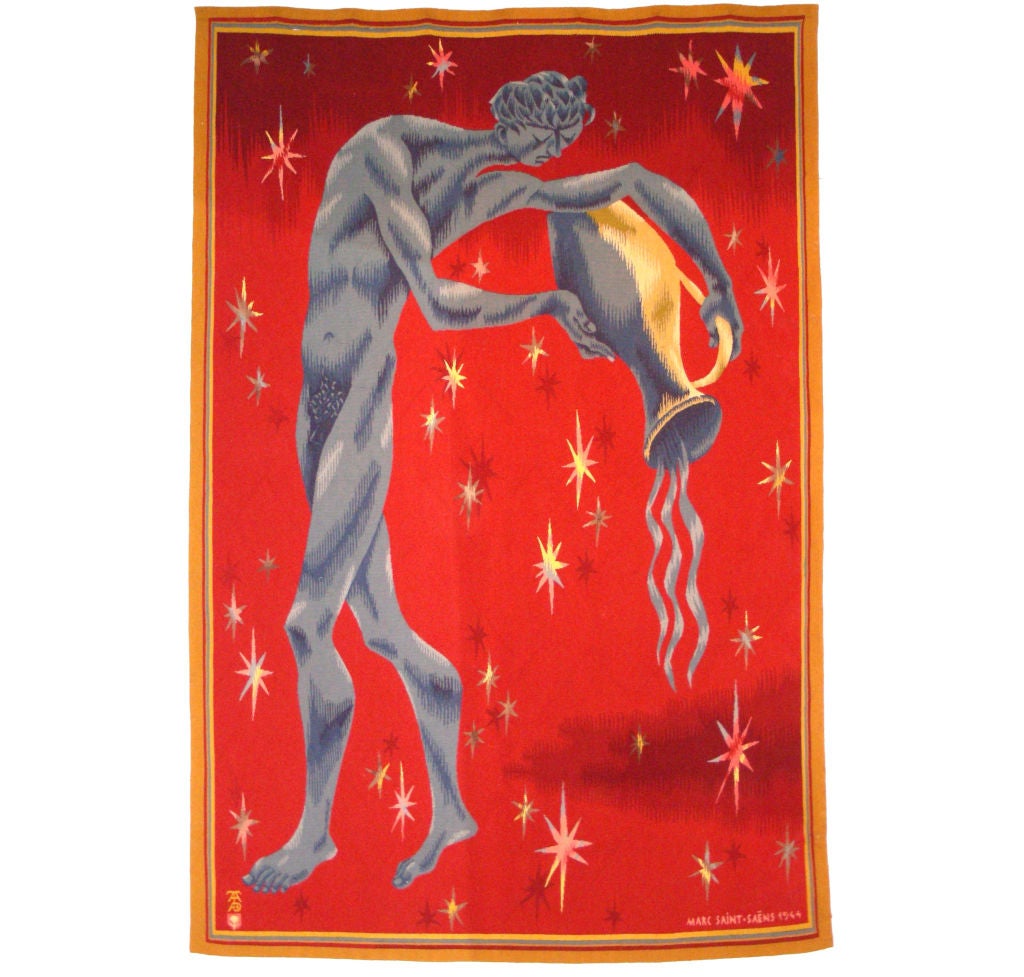Marc Saint Saens Aubusson Tapestry