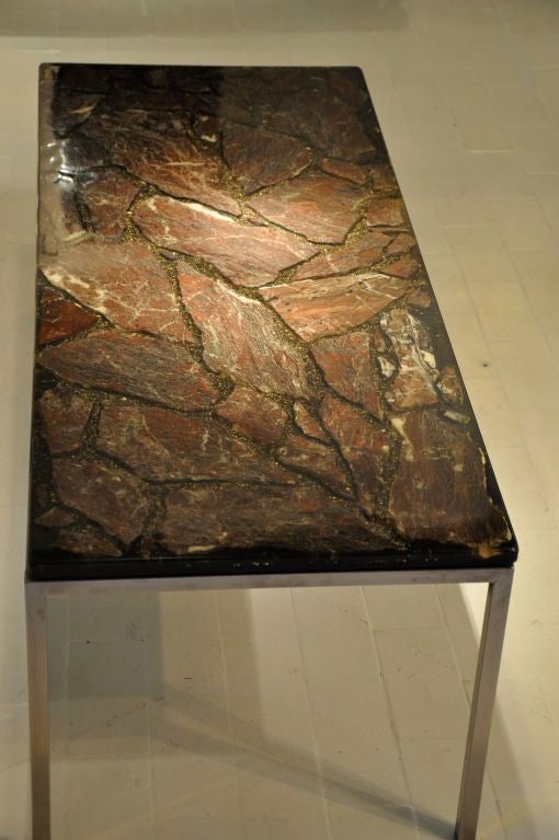 Resin coffee table