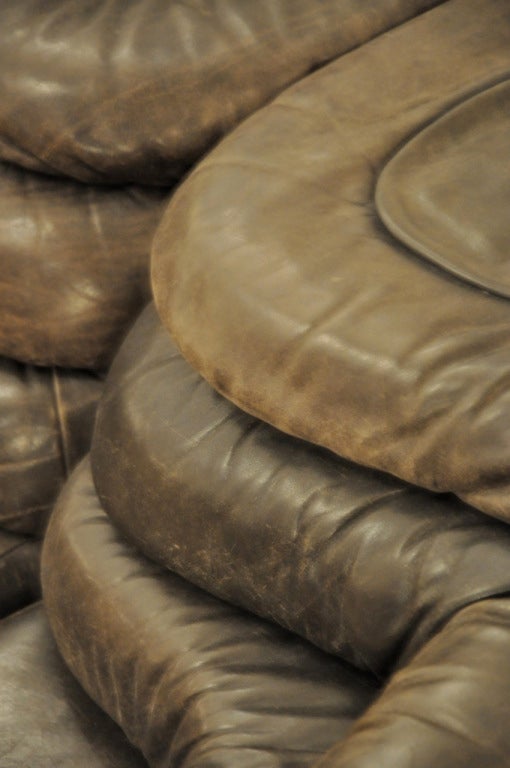 Leather De Sede Terrazza Sofa By Ubald Klug
