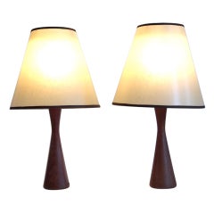 Pair of Danish Table Lamps