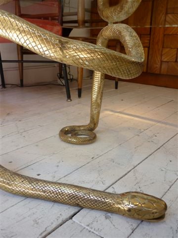 Snake Low Table ATRIBUTED TO CHERVET In Good Condition In Auribeau sur Siagne, FR