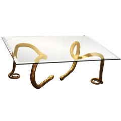 Snake Low Table ATRIBUTED TO CHERVET