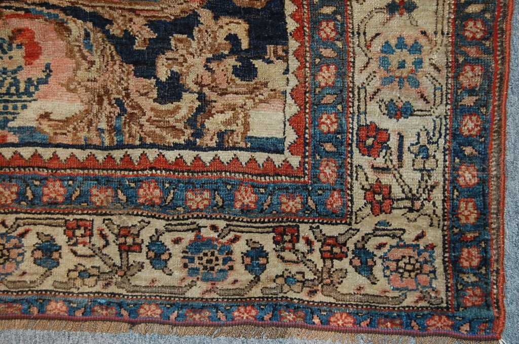 19th Century Bidjar Antique Carpet For Sale