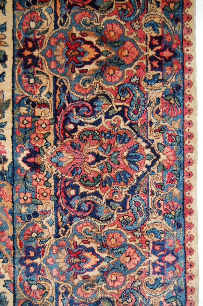 Persian Lavar Kerman Carpet For Sale