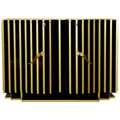 Buffet All In Black And Gold Mirror. Buffet All In Black And Gold Mirror.
