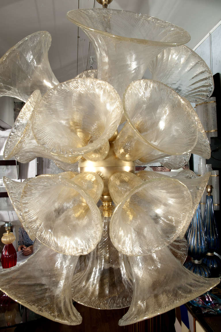 Spectacular TwentySevenLight Chandelier in Murano Glass at 1stdibs