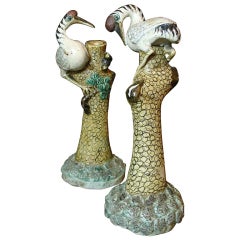 A Pair of Chinese Export Models of Cranes