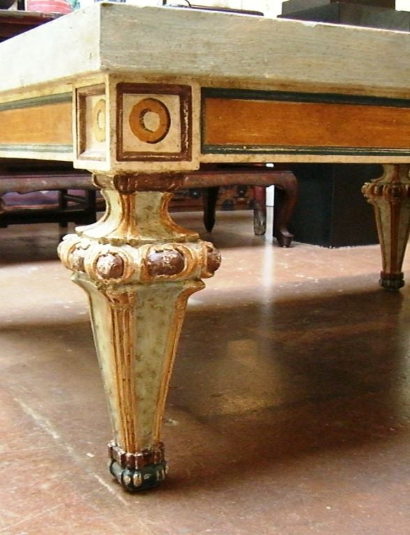 Gilt An Italian Baroque Ceiling Panel Coffee Table