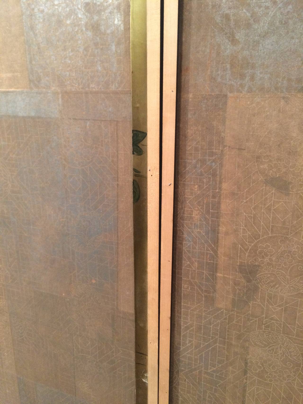 Four Framed Vintage Gracie Chinoiserie Wallpaper Panels In Good Condition In Austin, TX