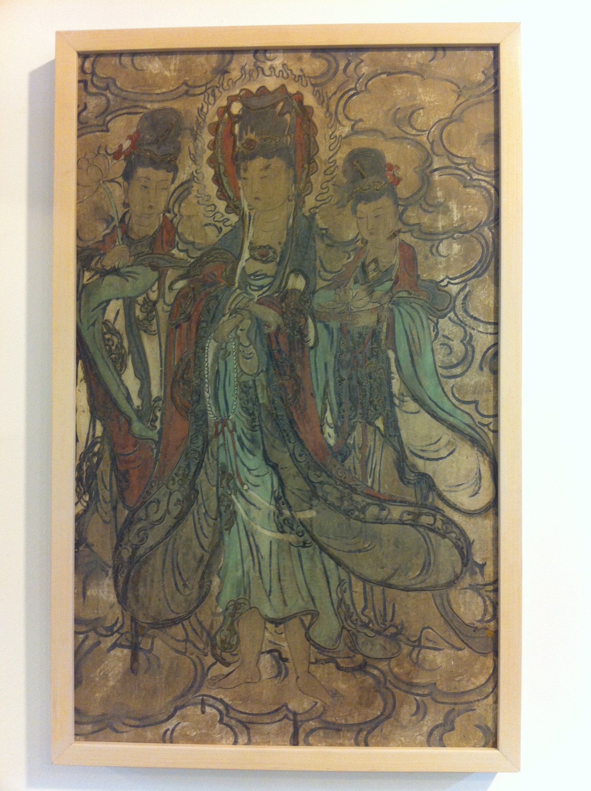 A Ming Dynasty Chinese Buddhist Fresco