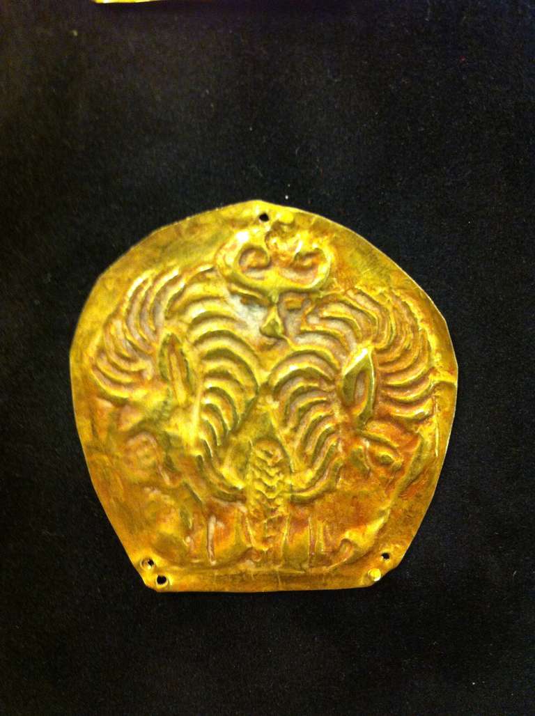 A Set of Ordos Culture Gold Plaques 1