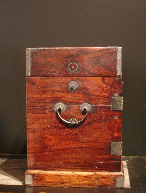 18th Century and Earlier A Huanghuali Seal Chest (Guanpixiang)