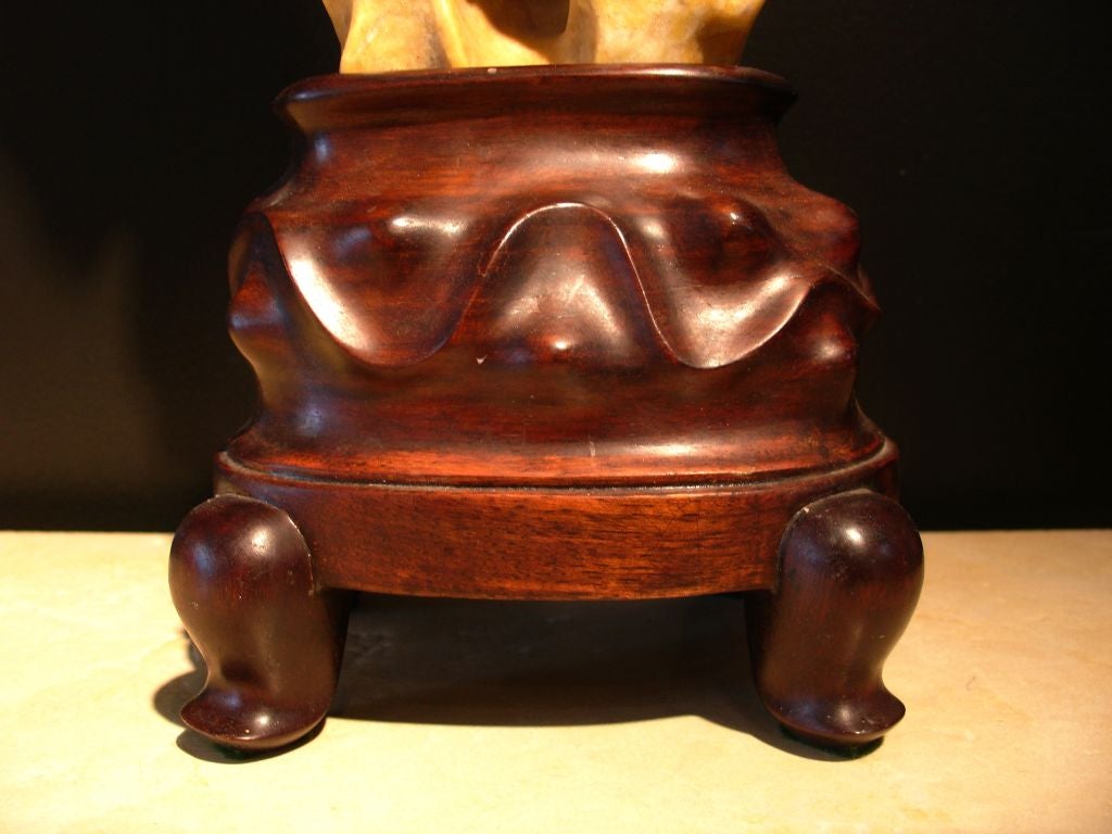 Carved An Tall Taihu Scholar Stone (Gongshi)