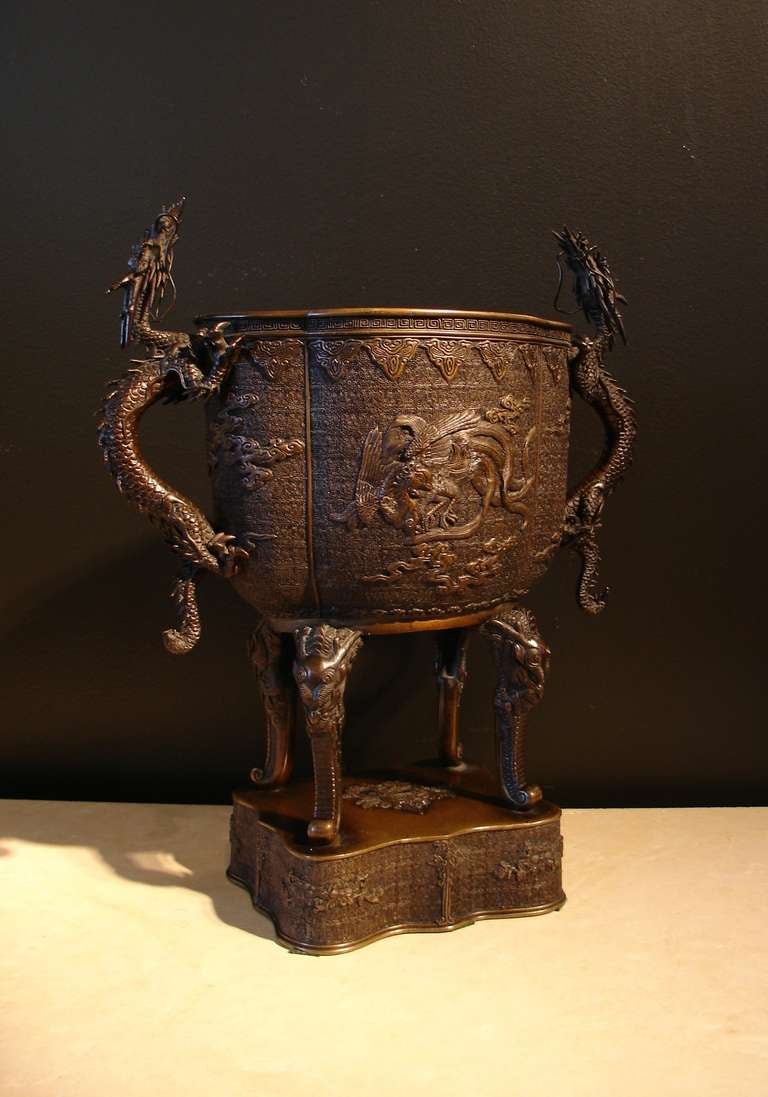 japanese bronze koro