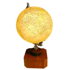 Vintage A Illuminated French Terrestial Globe