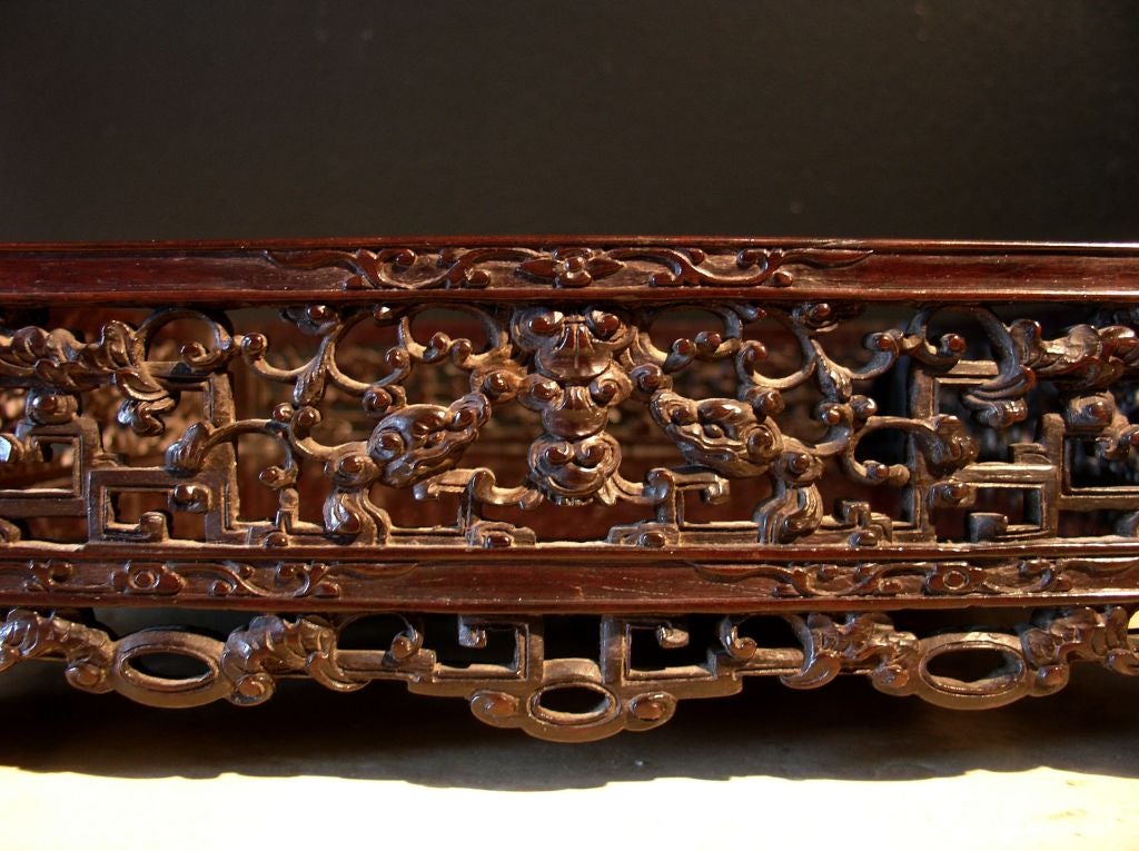 A Chinese Zitan Scholar's Tray 2