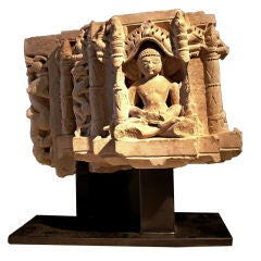 A Jain Sandstone Temple Frieze Fragment
