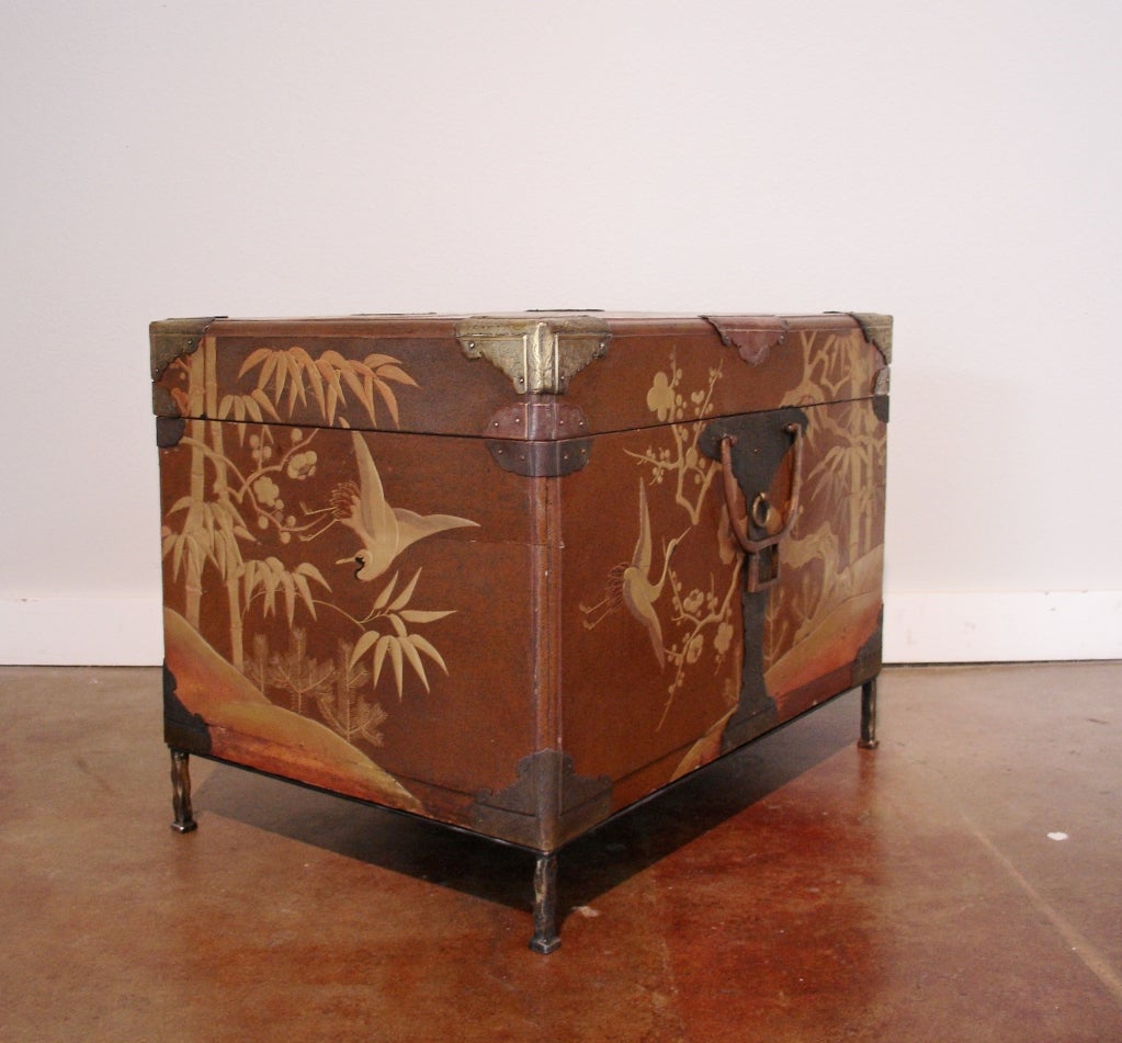 Meiji Japanese Lacquer Chest