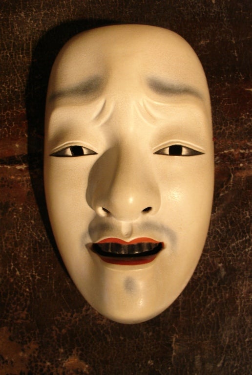 Cord A Pair of Japanese Noh Masks
