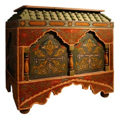 A Mudejar Painted Chest