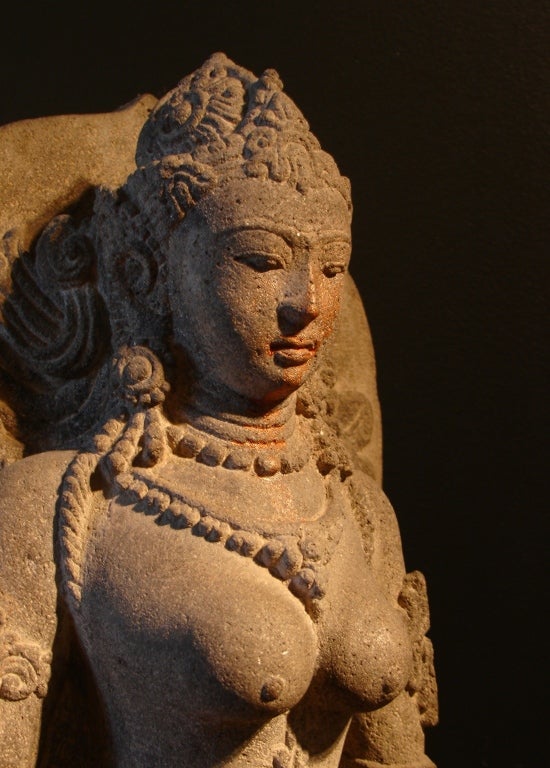 An Indonesian Andesite Figure of Devi 2