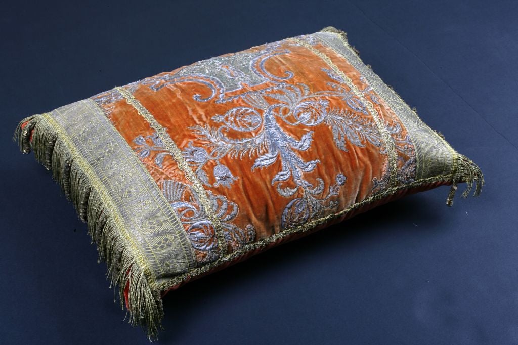 An Ottoman Empire Textile Pillow In Good Condition In Austin, TX