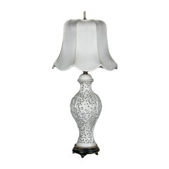 A Chinese Blanc de Chine Lamp