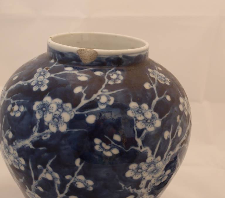 Pair of Blue Porcelain Vases 2