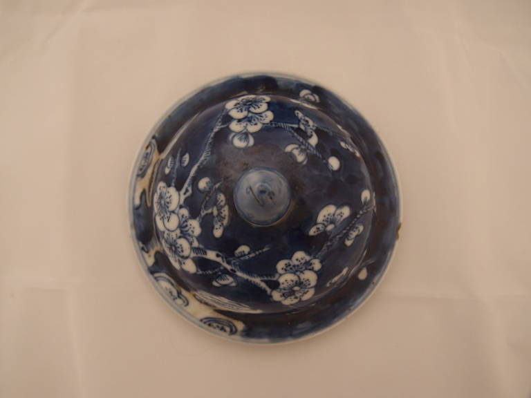 Chinese Pair of Blue Porcelain Vases