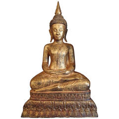 Burmese Giltwood Buddha