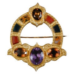 Victorian Period Scottish Brooch