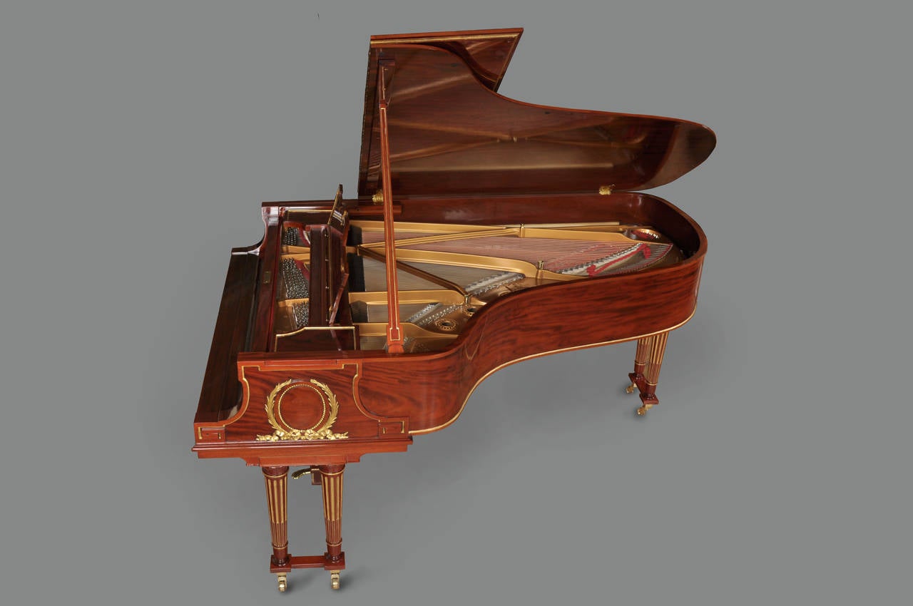 Early 20th Century Vintage Louis XIV Steinway & Sons Model B Piano circa 1920 For Sale