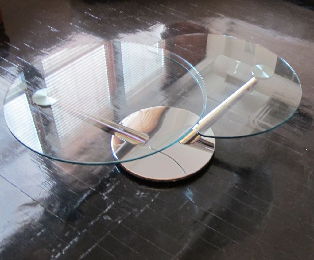 Glass Art Deco Table For Sale