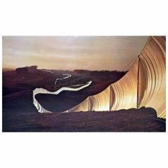 Enseignes de course, 1976 par Christo