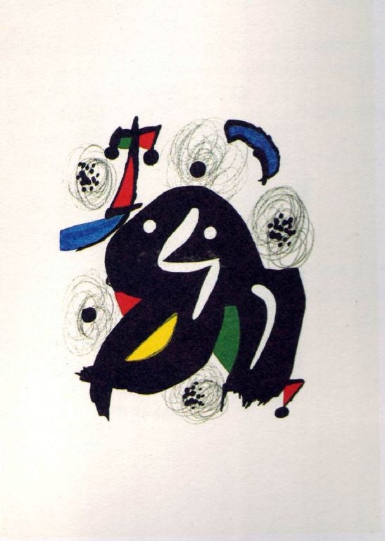 Contemporary La Melodie Acide, 1980 by Joan Miro For Sale