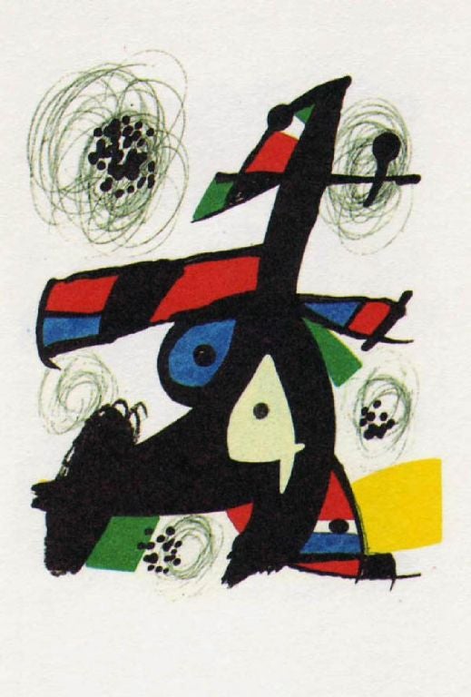 Lithograph La Melodie Acide, 1980 by Joan Miro For Sale