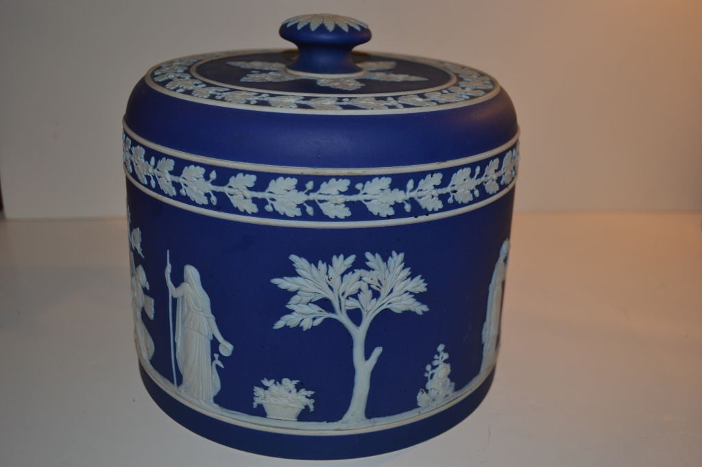 20th Century Wedgwood dark blue  jasperware