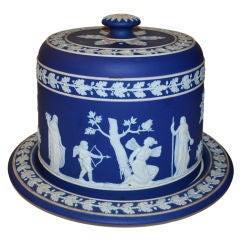 Vintage Wedgwood dark blue  jasperware