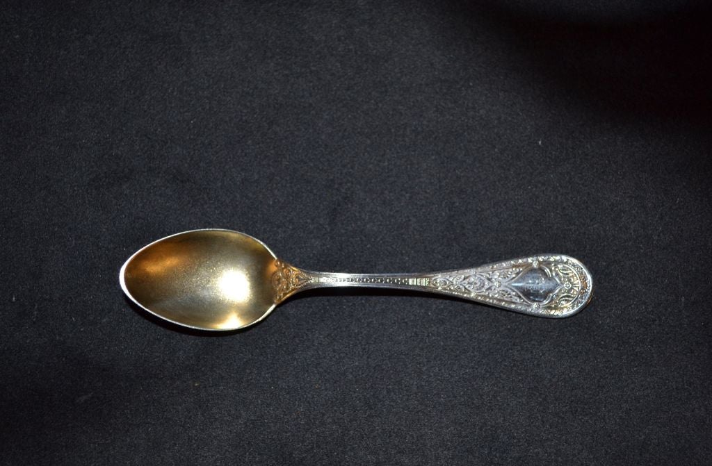 set of 12 sterling spoons