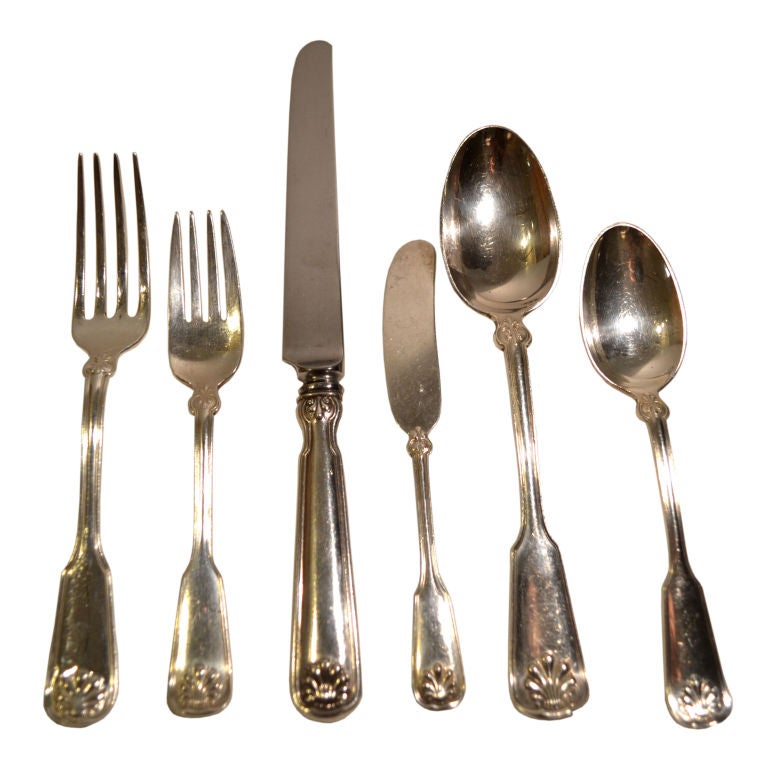 Tiffany sterling flatware For Sale