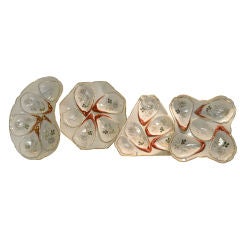 11 oyster plates, made in Germany