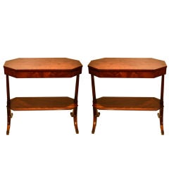 Vintage one of a pair of end tables