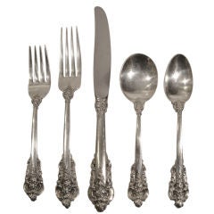 Wallace Grand Baroque Flatware 40 pieces