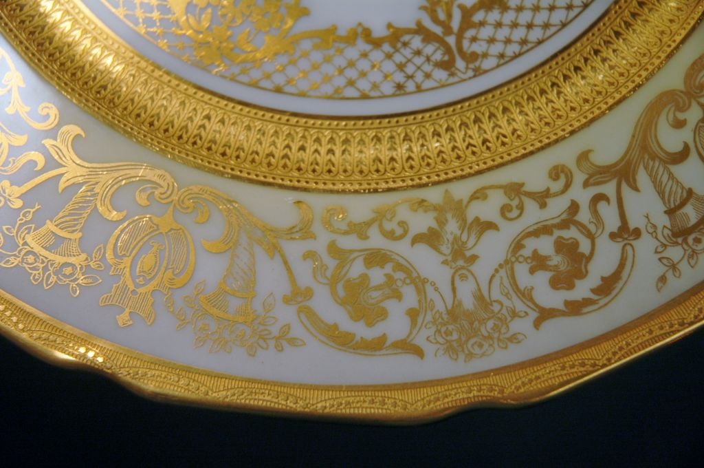 12 Limoges plates