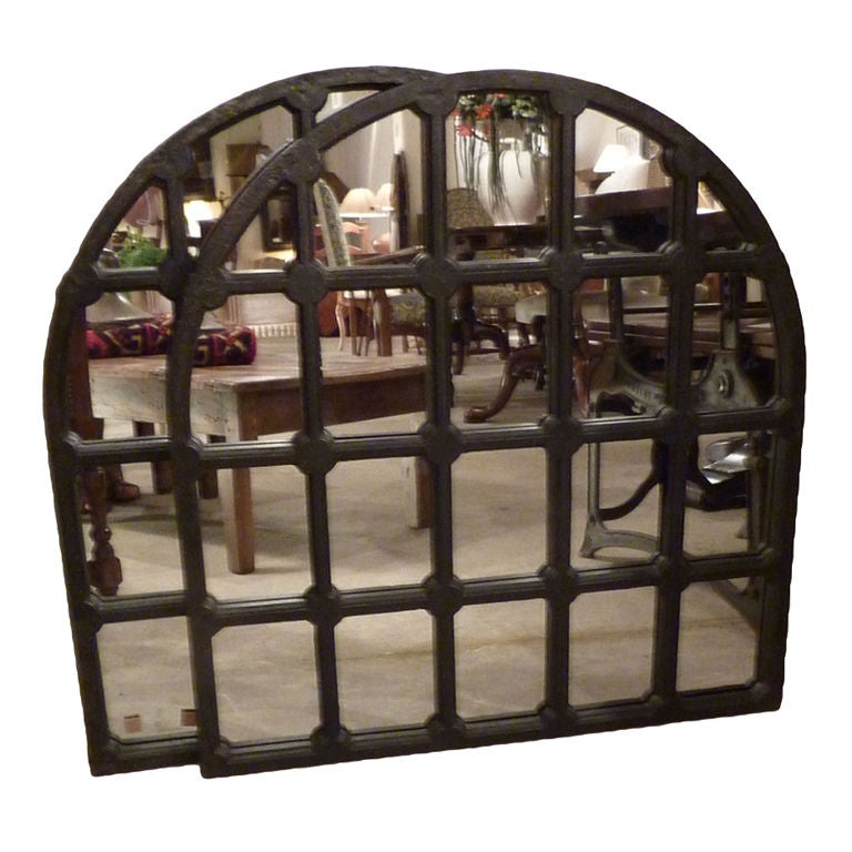 19th century Prison Windows - mirrored glass For Sale