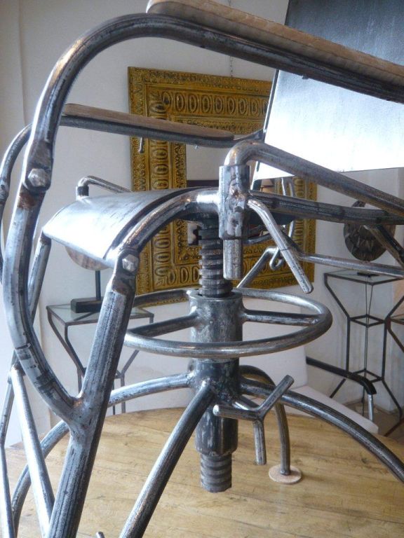 Wood French 19th Century Medical Chair For Sale