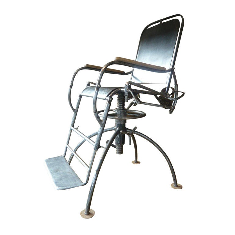 French 19th Century Medical Chair For Sale