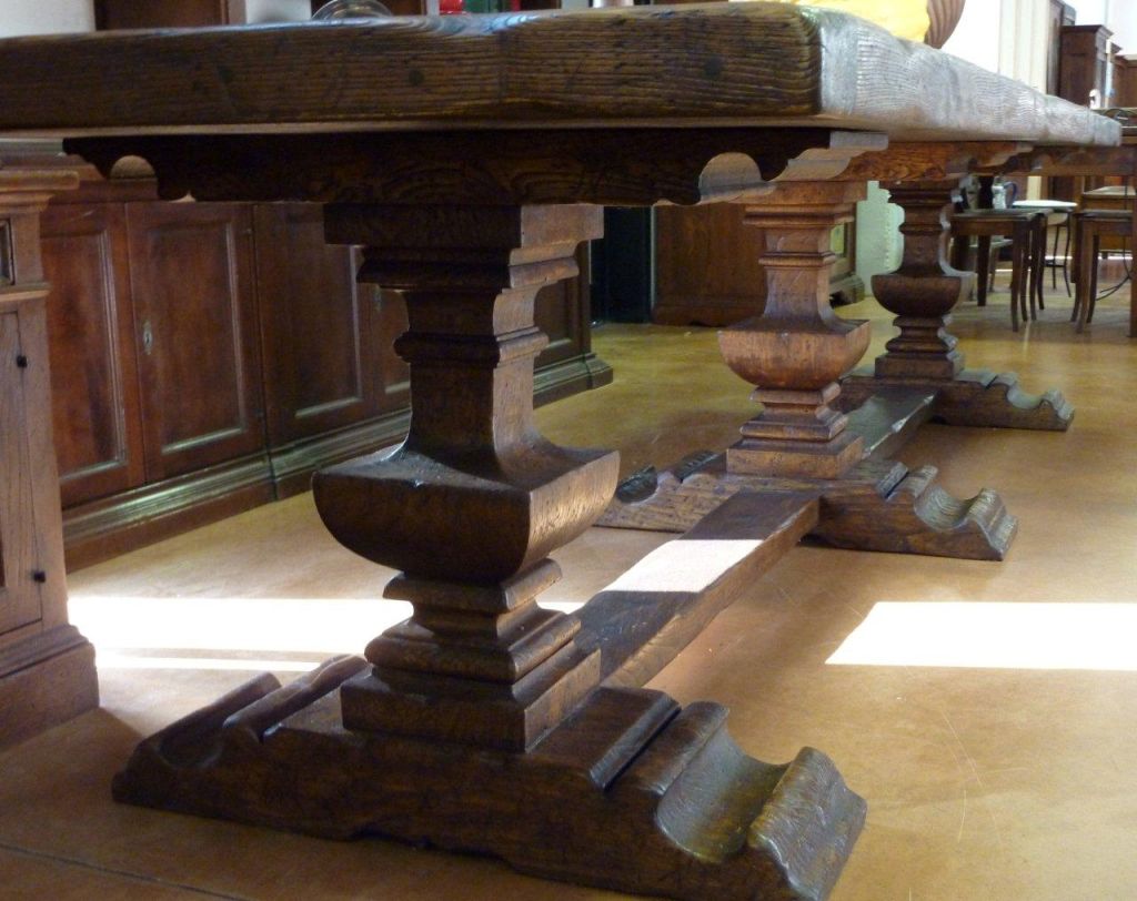 Italian Style Chestnut Monastery Table