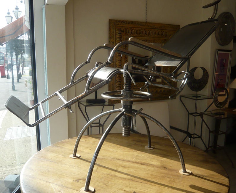 French 19th Century Medical Chair In Good Condition For Sale In London, GB